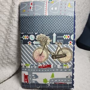 Bicycle/Roadmap Cover Junk Journal 9 x 5 x 1, 84 Pages